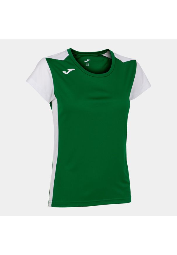 Koszulka do biegania damska Joma Record II. Kolor: biały, wielokolorowy, zielony. Sport: bieganie