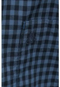 Marc O'Polo koszula bawełniana męska kolor szary regular z kołnierzykiem klasycznym. Typ kołnierza: kołnierzyk klasyczny, polo. Kolor: szary. Materiał: bawełna. Styl: klasyczny #3