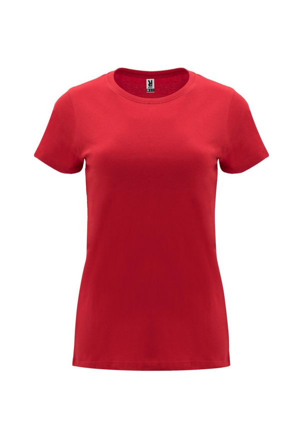 ROLY - Damska Koszulka Z Krótkim Rękawem Capri. Kolor: czerwony. Długość rękawa: krótki rękaw. Długość: krótkie. Sport: turystyka piesza