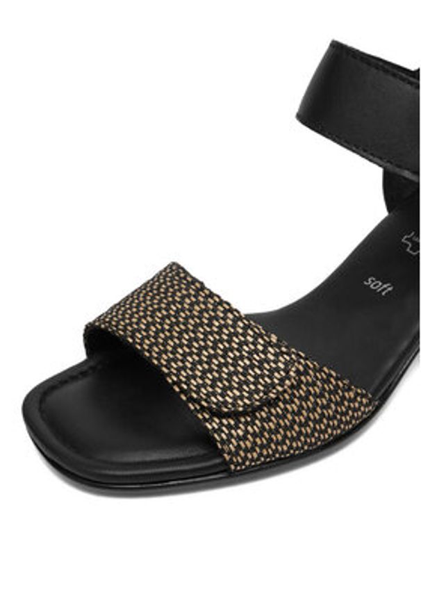 Remonte Sandały CEO-D1K51-04 Czarny. Kolor: czarny. Materiał: skóra