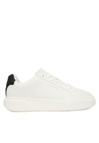 Calvin Klein Sneakersy Chunky Cupsole Laceup Lth Bt Aop YW0YW02036 Biały. Kolor: biały. Materiał: skóra #1