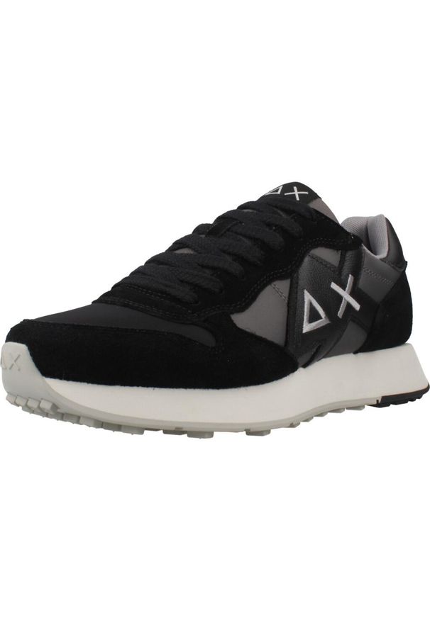 Buty SUN68 JAKI BICOLOR Czarny. Kolor: czarny. Materiał: tkanina, skóra. Sport: turystyka piesza