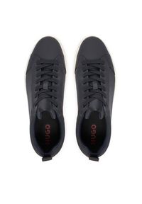 Hugo - HUGO Sneakersy Morrie 50552648 Granatowy. Kolor: niebieski. Materiał: skóra #5
