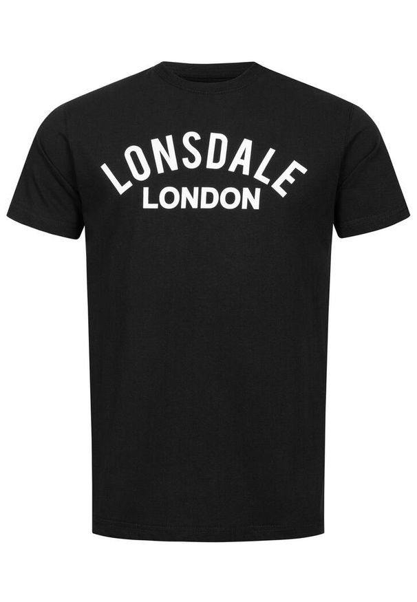 Koszulka Lonsdale Bradfield. Kolor: czarny. Materiał: bawełna