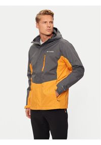 columbia - Columbia Kurtka przeciwdeszczowa Pouring Adventure™ III 2117171 Szary Regular Fit. Kolor: szary. Materiał: syntetyk