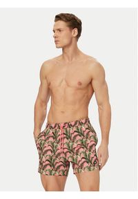BOSS Szorty kąpielowe Pike 50561145 Różowy jasny Regular Fit. Kolor: różowy. Materiał: syntetyk #3