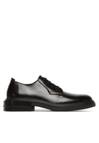 Calvin Klein Półbuty Postman Derby HM0HM01838 Czarny. Kolor: czarny. Materiał: skóra