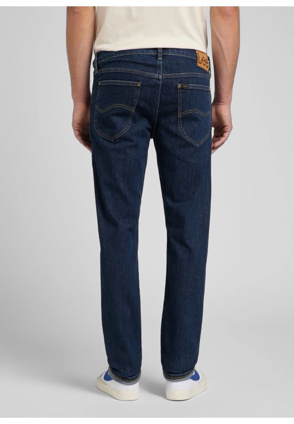 Lee - LEE MĘSKIE SPODNIE JEANSOWE LEE DAREN ZIP FLY DEEP DARK STONE 112144406