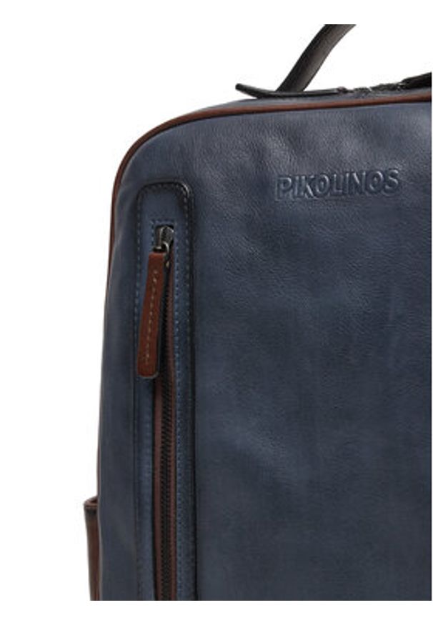 Pikolinos Plecak Mha-783C1 Niebieski. Kolor: niebieski. Materiał: skóra