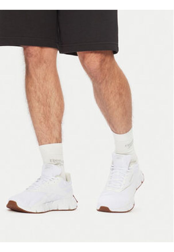 Reebok Buty do biegania ZIG DYNAMICA STR 100220468 Biały. Kolor: biały. Materiał: materiał