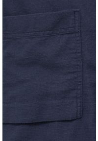 Only & Sons koszula męska kolor granatowy relaxed z kołnierzykiem klasycznym. Typ kołnierza: kołnierzyk klasyczny. Kolor: niebieski. Materiał: tkanina, bawełna. Wzór: gładki. Styl: klasyczny #4