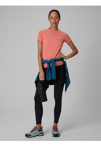 4f - 4F Legginsy trekkingowe szybkoschnące damskie - czarne M. Stan: podwyższony. Kolor: czarny. Materiał: tkanina, materiał. Długość: krótkie. Sezon: lato. Sport: turystyka piesza #1