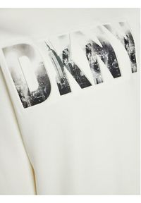 DKNY Bluza P4AHASID Biały Regular Fit. Kolor: biały. Materiał: bawełna #3