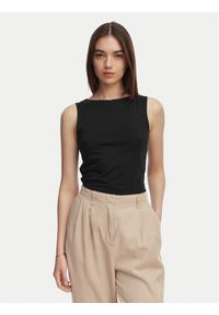 Vero Moda Top Panda 10314416 Czarny Slim Fit. Kolor: czarny. Materiał: bawełna #1