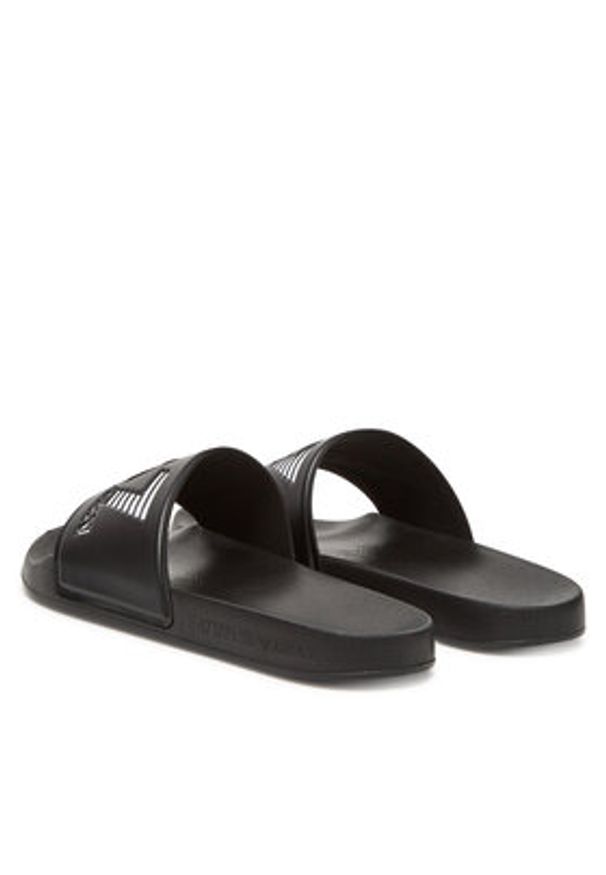 EA7 Emporio Armani Klapki 7X000108 AF15118 UC001 Czarny. Kolor: czarny. Materiał: syntetyk