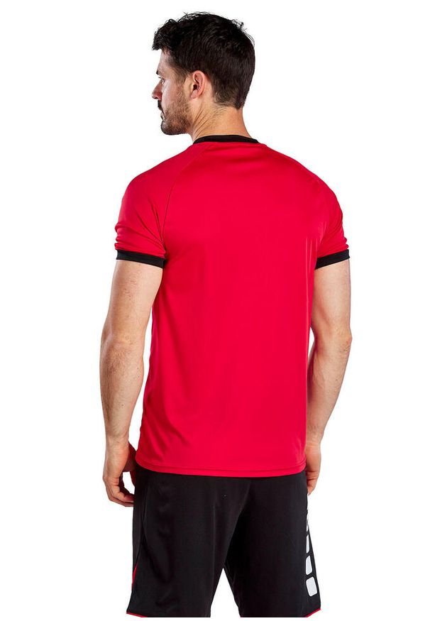 ERIMA - Jersey Erima Mantua. Kolor: czarny, czerwony, wielokolorowy. Materiał: jersey. Sport: kolarstwo, fitness