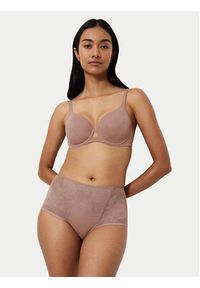 Triumph Biustonosz z fiszbiną Wild Rose Sensation 10205990 Brązowy. Kolor: brązowy. Materiał: syntetyk #3