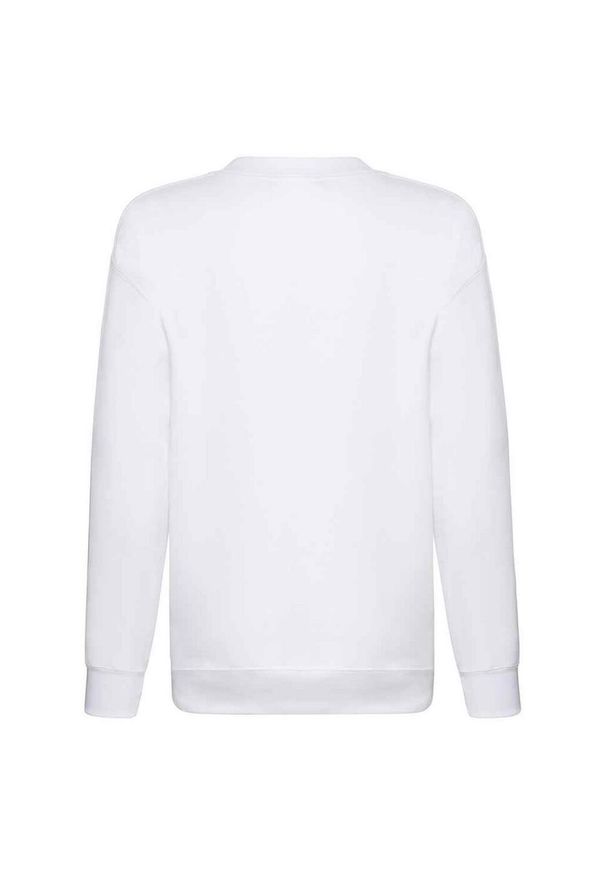 FRUIT OF THE LOOM - Sweter Premium Dla Dzieci. Kolor: biały. Sport: joga i pilates
