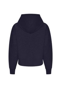 AWDIS - Damska Bluza Z Kapturem Just Hoods O Luźnym Kroju. Typ kołnierza: kaptur. Kolor: niebieski