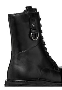 Geox Botki D Iridea D46HRB 00043 C9999 Czarny. Kolor: czarny. Materiał: skóra #3