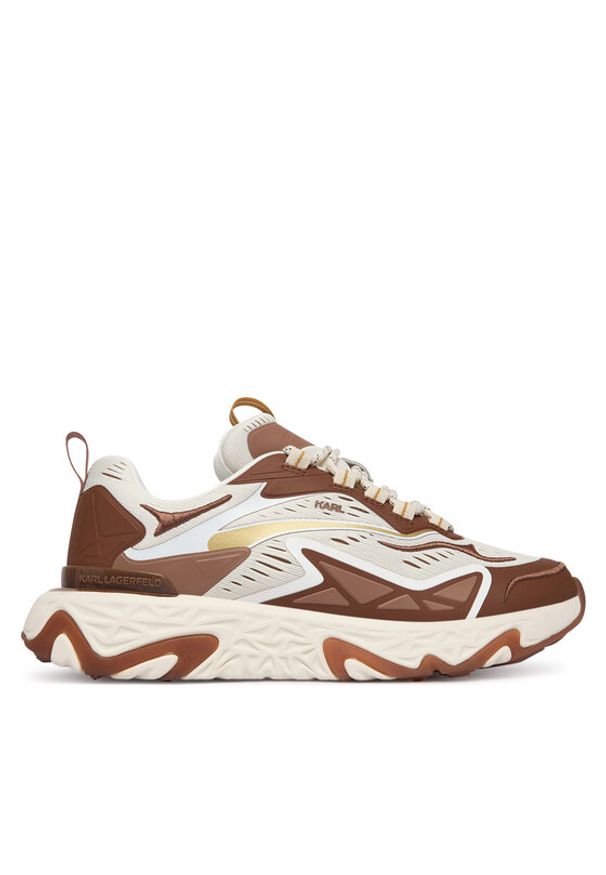 Karl Lagerfeld - KARL LAGERFELD Sneakersy Blaze KL62422 Brązowy. Kolor: brązowy. Materiał: materiał