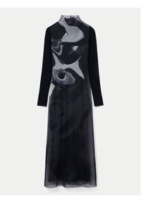 Desigual Sukienka codzienna Lincoln 24WWVK58 Szary Slim Fit. Okazja: na co dzień. Kolor: szary. Materiał: syntetyk. Typ sukienki: proste. Styl: casual #5