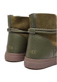 Inuikii Śniegowce Classic 75202-005 Khaki. Kolor: brązowy. Materiał: skóra, zamsz