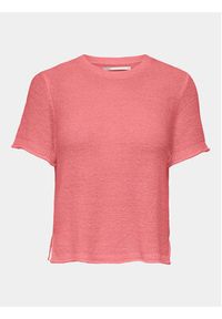 only - ONLY Sweter Sunny 15254282 Różowy Regular Fit. Kolor: różowy. Materiał: syntetyk #3