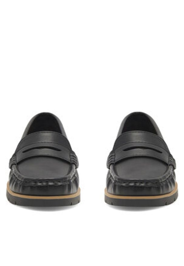 Clara Barson Mokasyny WYL3648-1 Czarny. Kolor: czarny. Materiał: materiał