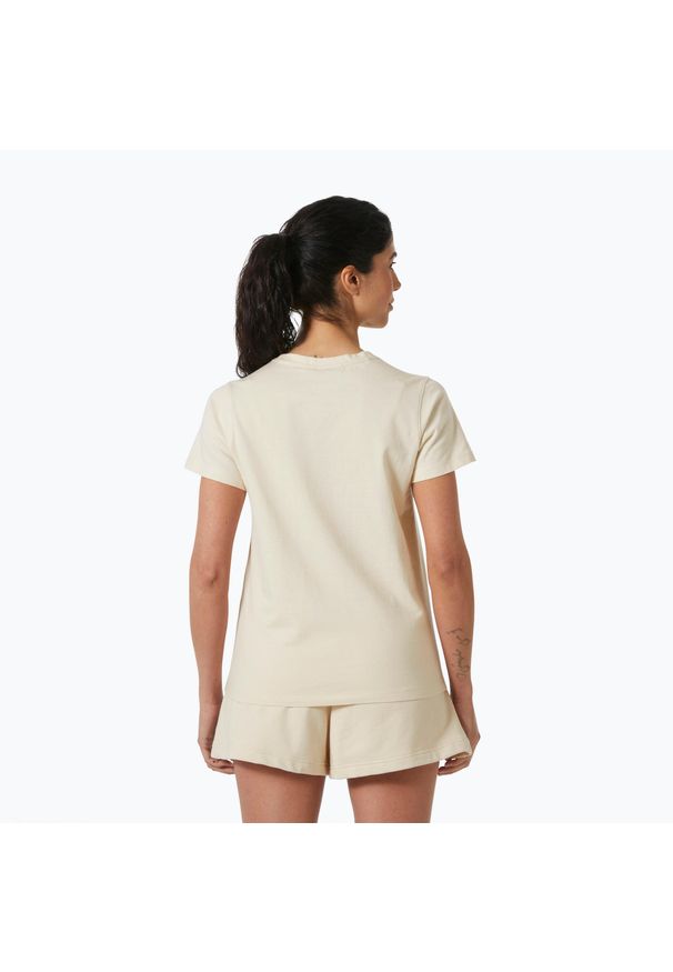 Koszulka damska Helly Hansen Core Graphic 2.0. Kolor: beżowy. Sport: turystyka piesza