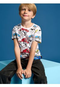 Sinsay - Koszulka PAW Patrol - biały. Kolor: biały. Materiał: bawełna. Wzór: nadruk #1