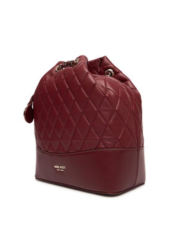 Nine West Plecak CEO-KANSAS-JH5824-NW Bordowy. Kolor: czerwony. Materiał: materiał, syntetyk