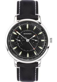 Zegarek Sekonda Zegarek męski Sekonda 30098 czarny. Kolor: czarny #1