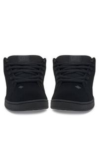 DC Shoes Sneakersy NET 302361-3BK Czarny. Kolor: czarny. Materiał: materiał #3
