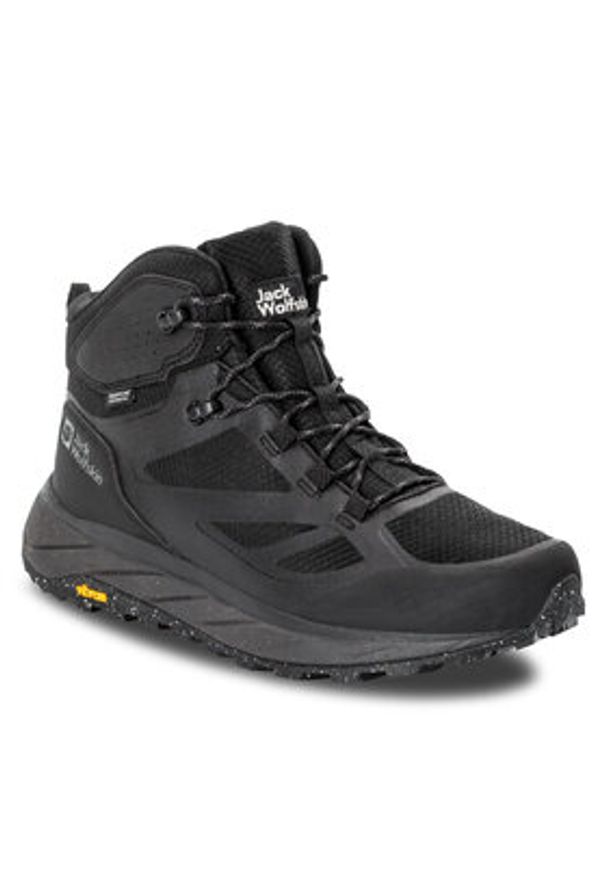 Jack Wolfskin Trekkingi Terraventure Texapore Mid M 4051521 Czarny. Kolor: czarny. Materiał: materiał. Sport: turystyka piesza