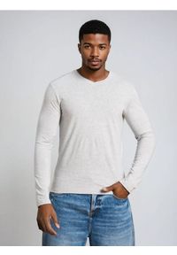 Sinsay - Bawełniana koszulka basic - szary. Kolor: szary. Materiał: bawełna #1