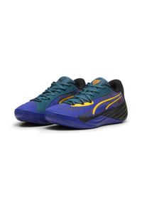 Puma - Buty do koszykówki All-Pro NITRO™ Crowd Craze PUMA. Kolor: wielokolorowy, czarny, niebieski, zielony. Szerokość cholewki: normalna. Sport: koszykówka