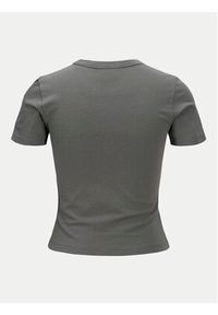 JJXX T-Shirt Gigi 12277657 Szary Stretch Fit. Kolor: szary. Materiał: bawełna