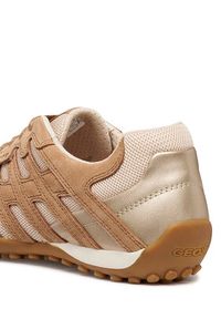 Geox Sneakersy D Snake Original D65B0A 01422 C1056 Beżowy. Kolor: beżowy. Materiał: skóra, zamsz #2