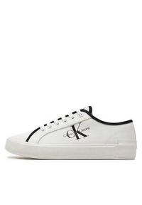 Calvin Klein Jeans Sneakersy Skater Vulcanized Low Cs Ml Mr YW0YW01453 Biały. Kolor: biały #6