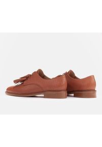 Marco Shoes Półbuty sznurowane z frędzlami brązowe. Kolor: brązowy #5