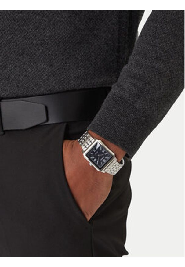 Casio Zegarek MTP-B190D-1BVEF Srebrny. Kolor: srebrny