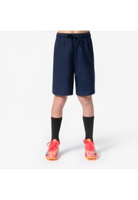 KIPSTA - Spodenki piłkarskie dla dzieci Kipsta Viralto Club. Kolor: niebieski. Materiał: poliester, poliamid, materiał, elastan. Sezon: lato. Styl: sportowy #1