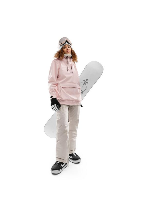 Damska kurtka snowboardowa Sporty zimowe SIROKO W3-W Arlberg. Kolor: różowy. Materiał: softshell, materiał. Sezon: zima. Sport: snowboard