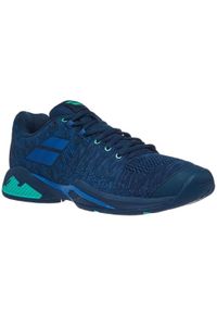 Buty tenisowe męskie Babolat Propulse Blast AC dark blue/viridian green 43. Kolor: niebieski. Sport: tenis #1