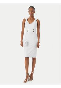 Rinascimento Sukienka koktajlowa CFC0019924002 Biały Regular Fit. Kolor: biały. Materiał: syntetyk. Styl: wizytowy #5
