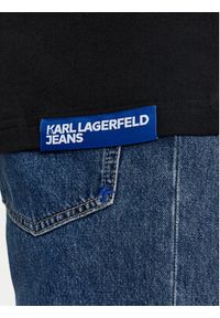 Karl Lagerfeld Jeans T-Shirt 241D1708 Biały Regular Fit. Kolor: biały. Materiał: bawełna