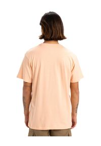 Quiksilver - Koszulka z krótkim rękawem dla Mężczyzn FINELINE Różowy. Kolor: różowy. Materiał: materiał, bawełna. Długość rękawa: krótki rękaw. Długość: krótkie