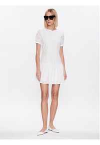 Silvian Heach Sukienka codzienna GPP23306VE Biały Regular Fit. Okazja: na co dzień. Kolor: biały. Materiał: bawełna. Typ sukienki: proste. Styl: casual #5