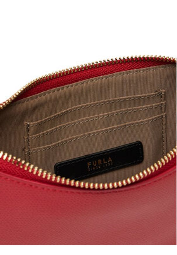 Furla Torebka Sfera Mini WE00767 BX3989 CN RUB00 Czerwony. Kolor: czerwony. Materiał: skórzane